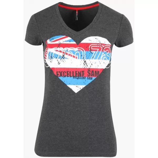  Damen-T-Shirt SAM 73 WT 739 SCHWARZ 