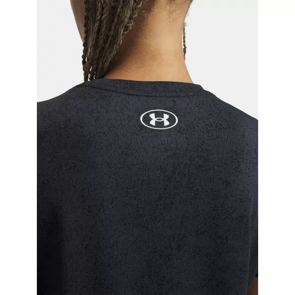  Damen-T-Shirt UNDER ARMOUR TECH PIXELATE SSC 6012302-001 SCHWARZ 