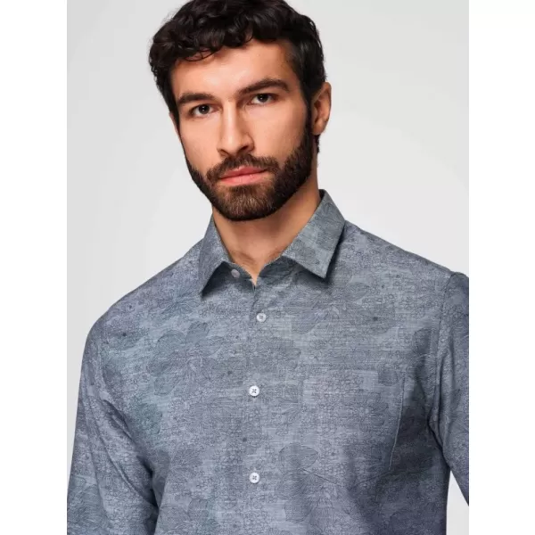  Herrenhemd OMBRE K701 GRAU 