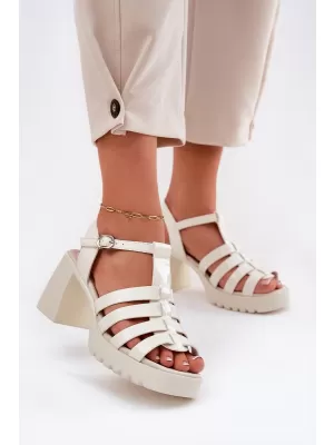 Damensandalen VINCEZA 66621 BEIGE