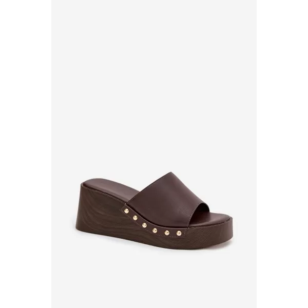  Damenhausschuhe BOTO ARIONNE 41252 KAFFEE 