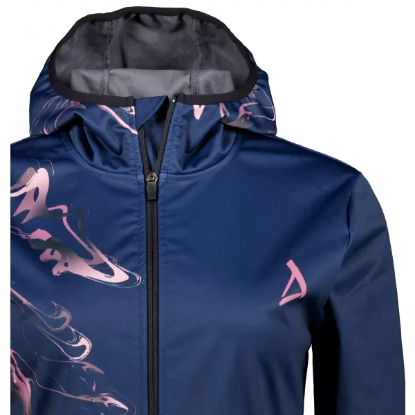  Premium-Softshelljacke für Damen ALTISPORT VOJ/ALW064JACK01 BLAU ROSA 