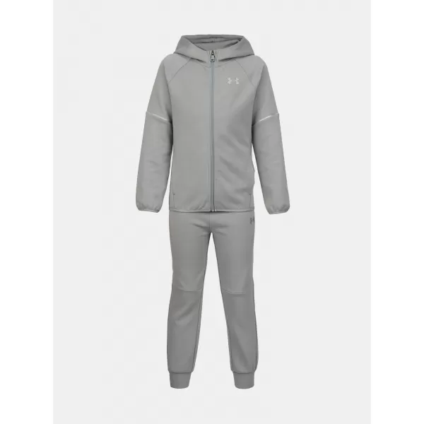  Jungen-Set UNDER ARMOUR UA DOUBLE KNIT FZ SET UAFII1NE-053 GRAU 