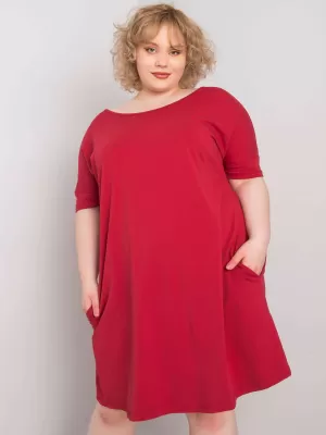 Kleid BASIC FEEL GOOD RV-SK-6639.02X BURGUND