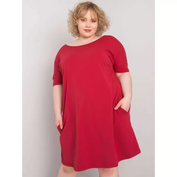  Kleid BASIC FEEL GOOD RV-SK-6639.02X BURGUND 