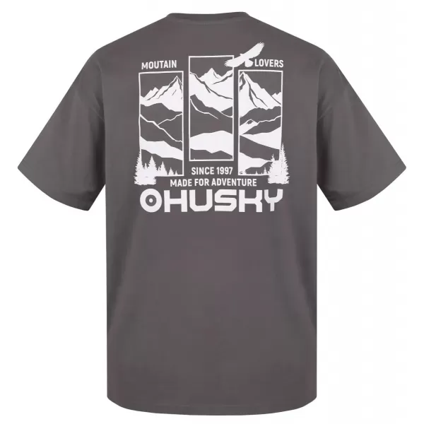  Herren-T-Shirt HUSKY TEE VIEW M GRAU 