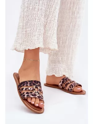 Damenhausschuhe BOTO NOROTI 37941 LEOPARD