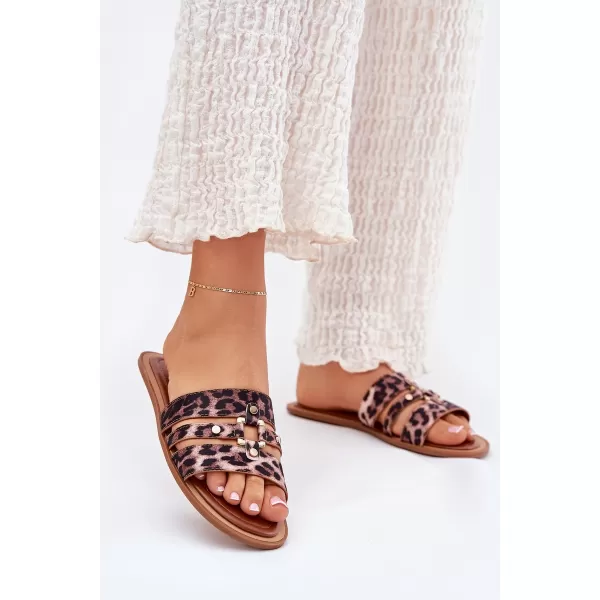  Damenhausschuhe BOTO NOROTI 37941 LEOPARD 