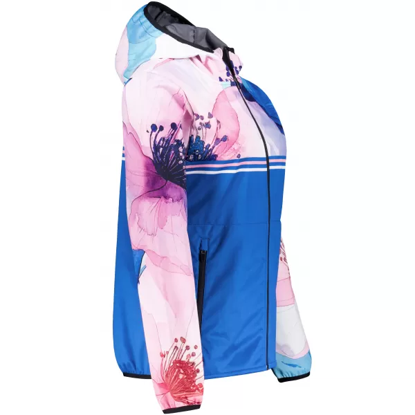  Premium-Softshelljacke für Damen ALTISPORT VOJ/ALW117JACK01 BLAU/ROSA 