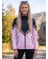 Premium-Softshelljacke für Damen ALTISPORT VOJ/ALW101JACK01 ROSA-SCHWARZ