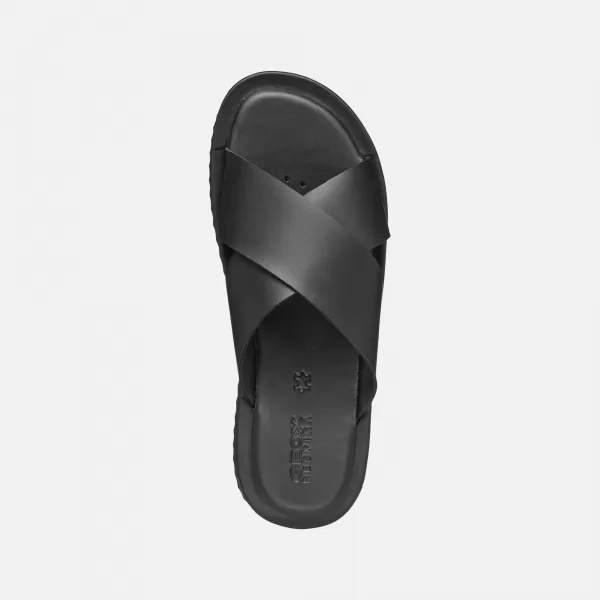  Herrensandalen GEOX ERICE G002620 SCHWARZ 