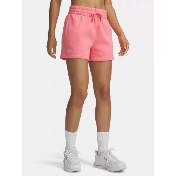  Damen-Shorts UNDER ARMOUR RIVAL FLEECE SHORT 1382723-600 ROSA 