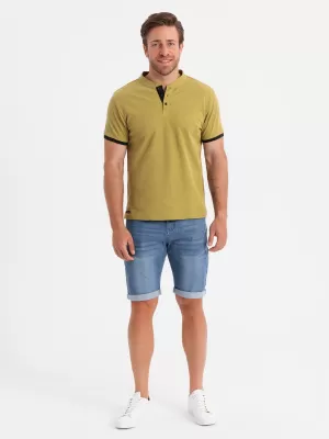 Herren-T-Shirt OMBRE OM-TSCT-0156 OLIVE