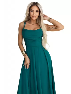 Kleid NUMOCO 589-6 FLASCHENGRÜN