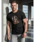 Herren-T-Shirt DSTREET NX054R SCHWARZ