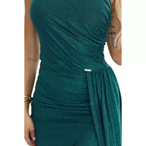  Kleid NUMOCO 600-2 GRÜN MIT GLITZER 