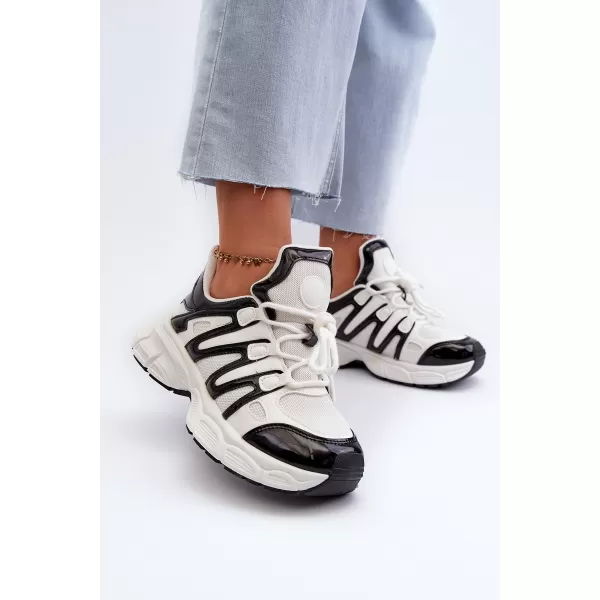  Damen-Sneaker BOTO ELLERAI 31565 WEIß/SCHWARZ 
