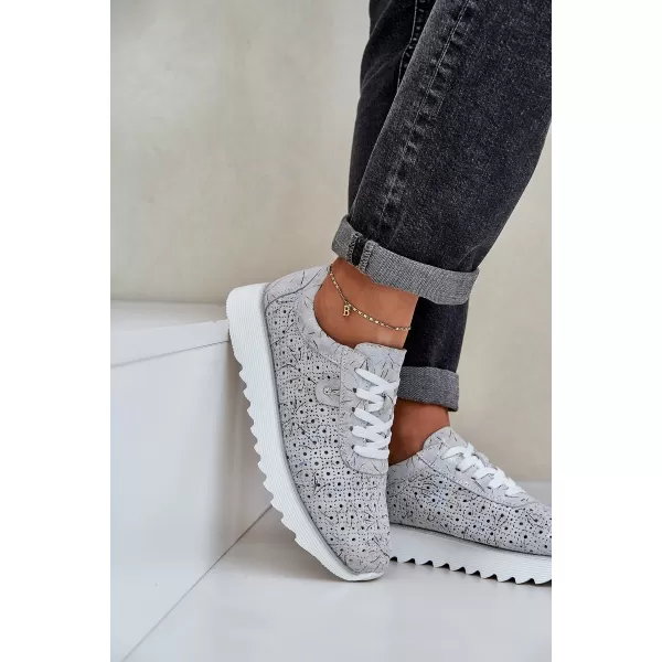  Damenschuhe D&A LR51-635 SILBER 