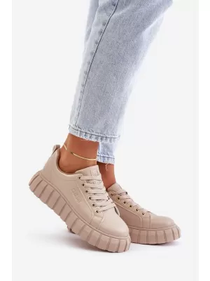 Damenschuhe BIG STAR MM274618 BEIGE Big Star Shoes