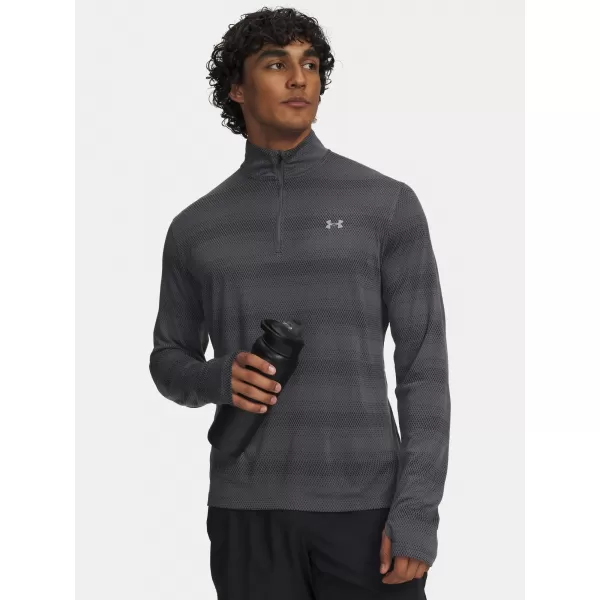  Herren-T-Shirt UNDER ARMOUR UA VELOCITI 1/4 ZIP 6010887-025 GRAU 