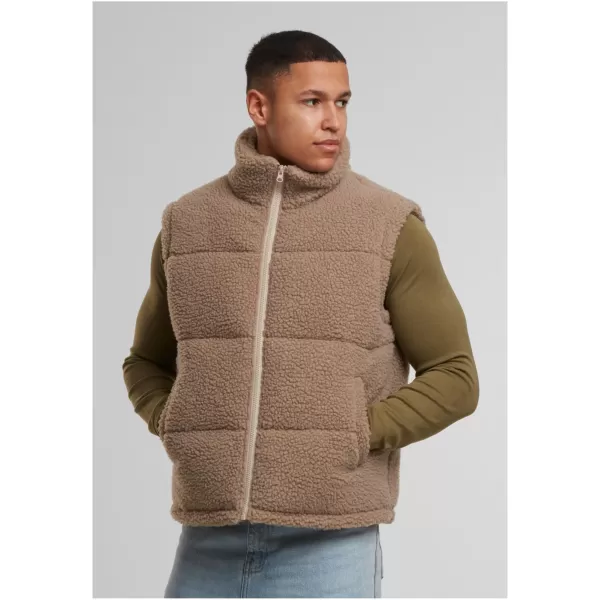  Herrenweste URBAN CLASSICS TB7939 DUNKLES TAUPE 