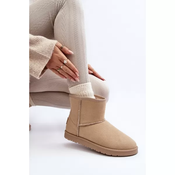  Damen-Schneestiefel CROSS MM2R4023C BEIGE Cross Jeans 