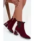 Damenschuhe D&A MR52-127 WEIN