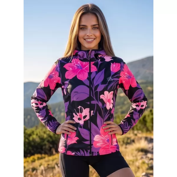  Premium-Softshelljacke für Damen ALTISPORT VOJ/ALW115JACK01 LILA/SCHWARZ 