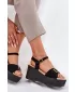 Damensandalen BOTO LINIELLA 37365 SCHWARZ