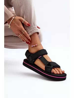 Damensandalen LEE COOPER LCW-24-05-2751L SCHWARZ