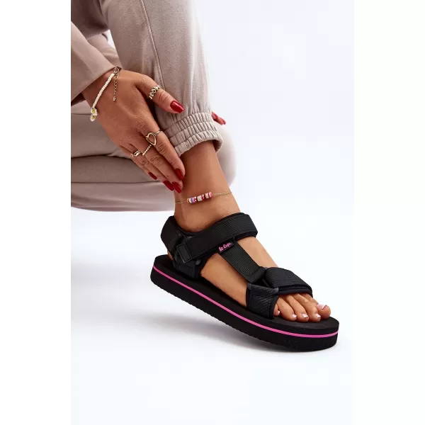  Damensandalen LEE COOPER LCW-24-05-2751L SCHWARZ 