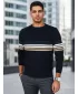 Herrenpullover DSTREET WX2323 DUNKELBLAU