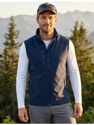 Herren-Softshellweste ALTISPORT NoPrint NP/ALM865 MARINEBLAU