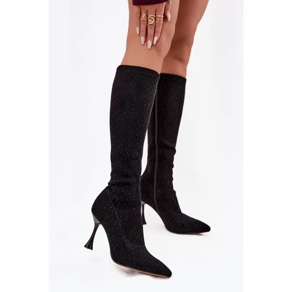  Damenstiefel D&A JC52-883 SCHWARZ 