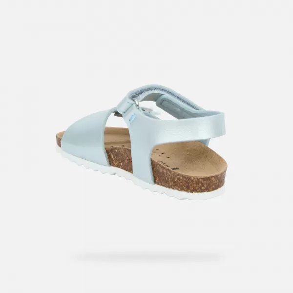  Sandalen für Mädchen GEOX CHALKI B552RD000NFC4070 TÜRKIS 