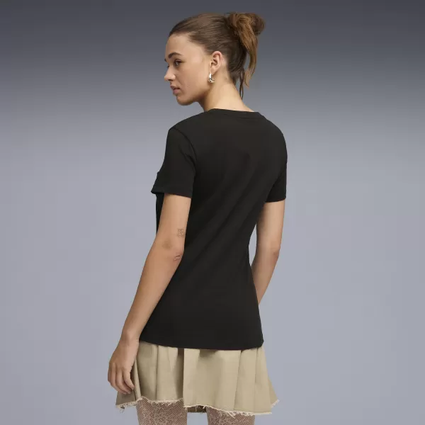  Damen-T-Shirt PUMA ESS LOGO LAB TEE 691824_01 PUMA SCHWARZ 