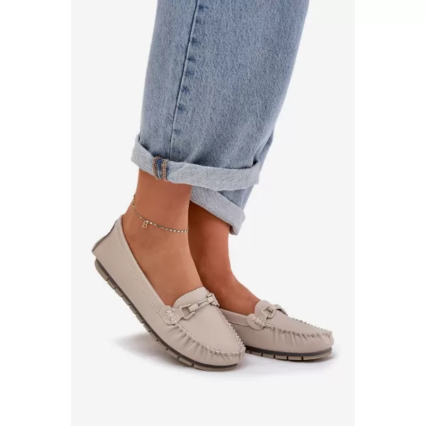  Damenmokassins S.BARSKI LR51-547 BEIGE 