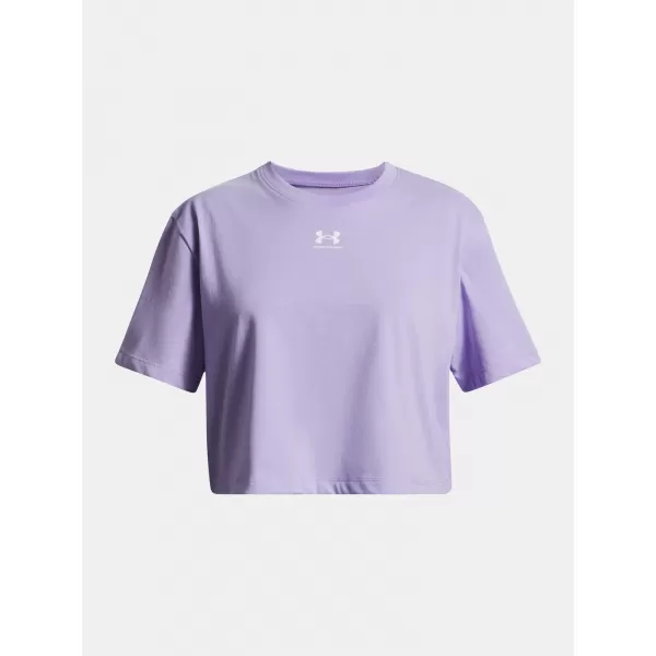  Mädchen-T-Shirt UNDER ARMOUR UA RIVAL SS 1389755-538 LILA 