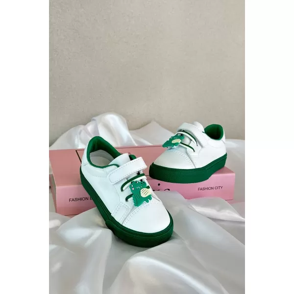  Kinder-Sneaker BOTO PENNYN 32801 WEIß/GRÜN 