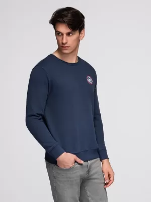Herren-Sweatshirt OMBRE B1713 MARINEBLAU