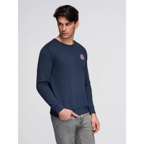  Herren-Sweatshirt OMBRE B1713 MARINEBLAU 