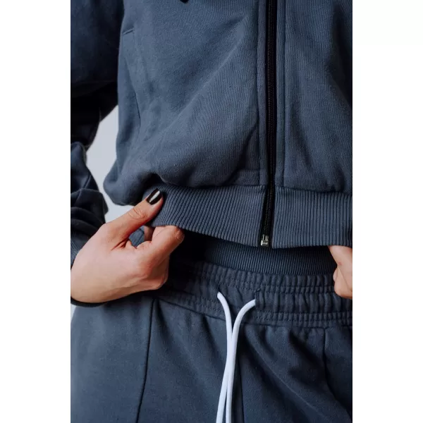  Kapuzenpullover mit Reißverschluss POWER 895 GRAU Nebbia 