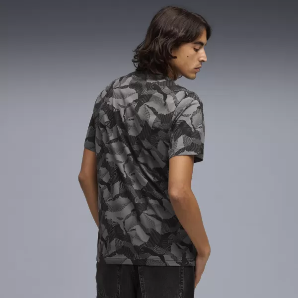  Herren-T-Shirt PUMA ESS LOGO LAB AOP TEE 692027_01 PUMA SCHWARZ 