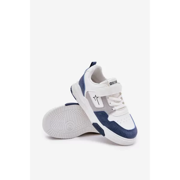  Kinderschuhe BIG STAR RR374052 WEISS/BLAU Big Star Shoes 