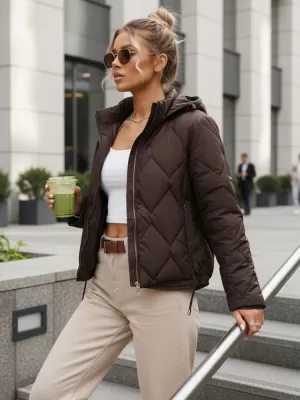 Damenjacke DSTREET TY5670 BRAUN