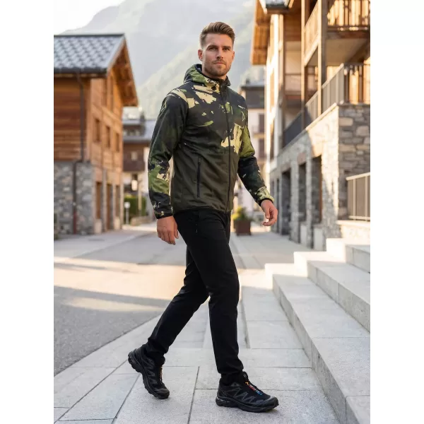  Premium-Softshelljacke für Herren ALTISPORT VOJ/ALM125JACK01 MASKE/GRN 