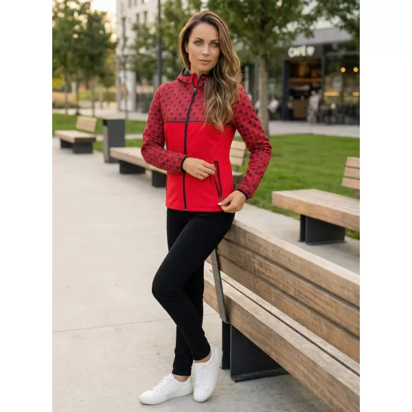  Premium-Softshelljacke für Damen ALTISPORT VOJ/ALW048JACK01 ROT 