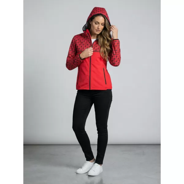  Premium-Softshelljacke für Damen ALTISPORT VOJ/ALW048JACK01 ROT 