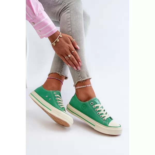  Damen-Sneaker BIG STAR NN274240 GRÜN Big Star Shoes 
