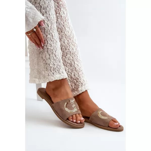  Damen-Flip-Flops S.BARSKI KV27-052 TAUPE 